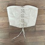 ZARA  Leather Corset Top nude  Photo 0