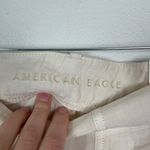 American Eagle American Eagle Woman's 16 Linen Blend High Rise Pleated Front Flowy Pants Photo 3