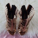 Liliana gold gladiator heels Size 5 1/2 Photo 5