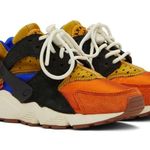 Nike New  Multicolor Air Huarache Sneakers / Size 8 / Blue Orange Mustard Black Photo 1