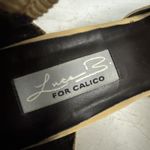 Vintage Luce B. For Calico Allowance beige Tan d’orsay stacked pumps size 8.5N Photo 5