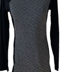 Smartwool  Quilted Long Sleeve Dress Womens‎ Diamond Peak Size XS Gray Black Photo 0