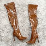 Steve Madden Viktory Patent Stiletto Heel Thigh High Boots Photo 0