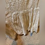 Elegant Cream Lace Maxi Dress kaftan Abaya Size L Photo 6