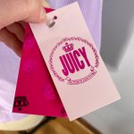 Juicy Couture Juicy By  Womens Boat Neck Long Sleeve T-Shirt-Lilac- Size XL- NWT Photo 7