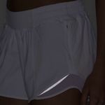Lululemon  White / Barely Beige Hotty Hot Short II (Long 4") Photo 2