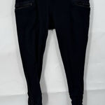Lululemon Scrunch Zip Ankle High Rise Legging Women 6 Black Athletic Yoga Photo 0