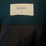 Ba&sh  Castel Dark Blue Green Wool Blend Blazer‎ Size 2 Photo 2