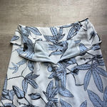 Whistles Ramona Botanical Tropical Floral Blue Skirt Size 8 Photo 10