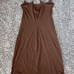 SKIMS Brown Slip Minidress Photo 2