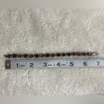 aCleoni Garnet, Smokey Quarts & Sterling Silver Bracelet Red Photo 7