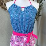 Nicole Miller New York Abstract Paisley Printed One Piece Swimsuit NEW Size M Photo 0