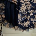 Petal and Pup  Navy Floral Ruffle Trim Mini Dress Sz 6 Photo 5