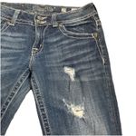Miss Me  Jeans Straight Bling Rhinestone  Denim Distressed JE5002T18L Women's 29 Photo 3