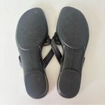 Cole Haan  Women’s Black Gray Leather Thong Sandals Size 9 B Photo 7