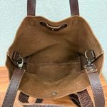 PLG PORTLAND Leather Goods “Almost Perfect” Mini Crossbody Tote Bag Brown Photo 8
