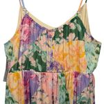 Lane Bryant NWT Patchwork Floral Sleeveless V-Neck Tiered Maxi Dress 16 Photo 9