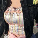 Anna Scott Fluffy Satin Tulle Beaded Prom Dress Pink Size 4 Photo 5