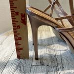 Italina  Rose Gold Slingback  Heels Lace Size 8.5M Elegant Party formal Photo 11