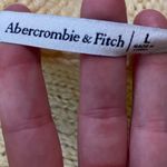 Abercrombie & Fitch  Yellow Cream V-Back Chunky Knit Sweater Photo 6