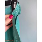 Vintage Turqouis Colorful Stitch Women's Skirt Green Photo 1