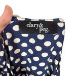 Clary & Peg Silvie Maternity Maxi Dress in Spot Polka Dot Blue Size undefined Photo 10