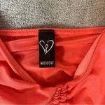 Windsor  Pink Coral Ruched Bodycon Mini Dress Ruched Strap Glam Party Dress Sz S Photo 6