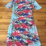 Jones New York Gorgeous  Floral Ruched  Dress Sz 10 Photo 4