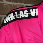 PINK - Victoria's Secret RARE Victoria’s Secret PINK Colorblock Neon Pink Yellow Los Angeles Windbreaker Photo 2
