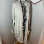 Anthropologie Donni Cardigan Womens OSFA Ribbed Stripe Open Front Jacket Pockets Green Size undefined Photo 2