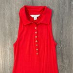 Lilly Pulitzer  XXS Reema Sleeveless Casual Elegant Polo Dress in Mizner Red Photo 4