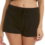 Hanky Panky  Black drawstring super soft lounge wear sleep wear Eco Rib Short Photo 0