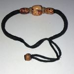 Black Wooden Painted Beads Beaded Boho Adjustable Bracelet Photo 3