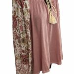 Umgee Boho off the shoulder top pink boho floral top Photo 6