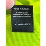 Alphalete‎ Vault Sports Bra Neon Yellow Green Medium Photo 6