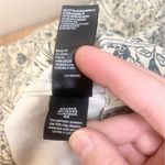 Free People Cream Floral Printed Denim Mini Skirt Size 10 Photo 7