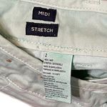 American Eagle Midi Stretch Shorts Size 2 Mint Green Womens Stretch Blend 28X5 Photo 5