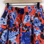 HD in Paris Lyanna Floral Skirt Small Red Blue Anthropologie Feminine Bloomcore Photo 7
