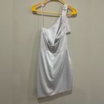 Elliatt  White Halter Cocktail Dress Size Medium Photo 4