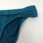 Jessica Simpson Cosmo Crochet Hipster Swim Bikini Bottom Blue Size Small Photo 4