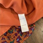 Rebecca Minkoff caden printed Floral long sleeve Tiered Ruffle Mini Dress Orange Photo 9