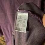 Horny Toad  Purple Micro Stripe Long Sleeve Tomboy Faux Wrap Dress Women's Small Photo 5