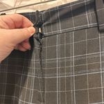 The Limited Vintage  Stretch‎ Dress Pants 10 Black Plaid Trousers Flat Front Y2K Photo 2