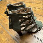 Parker & Sky Parker and‎ Sky green suede strapping heels so cute Photo 3