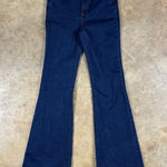 Abercrombie & Fitch Y2K Women’s Flare Jeans 2R Dark Wash Stretch Denim Photo 0