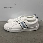 Ted Baker Women's White Leather Low Top Sneakers Lace Up Casual Shoes US 10 Photo 4