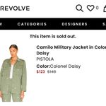 Pistola Camilo Military Jacket in Colonel Daisy Photo 9