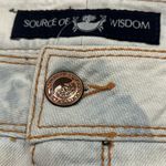 Torrid Denim Mini Skirt 22 Source of Wisdom Bleach Dyed Photo 3