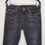  Black Flare Jeans Size 8 Calvin Klein Boot Cut Black Denim Photo 1