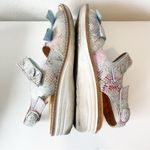 Ganter Sandals Womens Sz 8.5 39H Comfort Animal Skin Walking‎ Leather Support Silver Photo 8